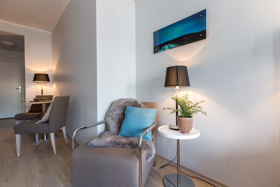 Apartment, 1 Bedroom, City View | In-room safe, soundproofing, iron/ironing board (on request)