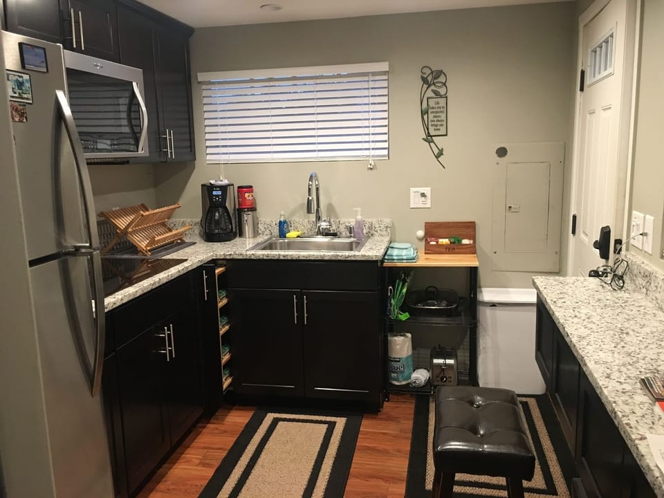 Full function kitchens with all of the appliances for your needs
