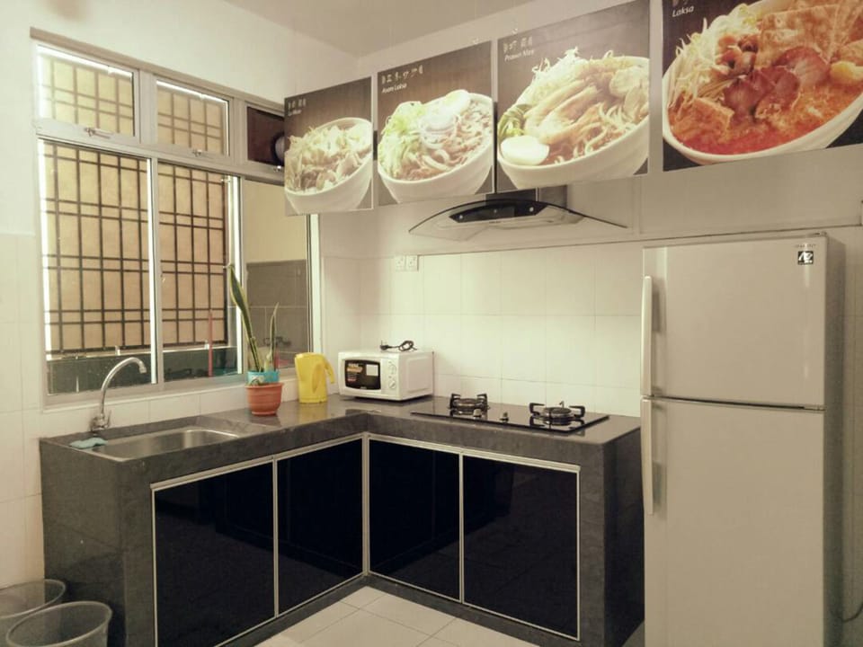 Apartment, 2 Bedrooms | Private kitchenette | Full-size fridge, microwave, stovetop, electric kettle