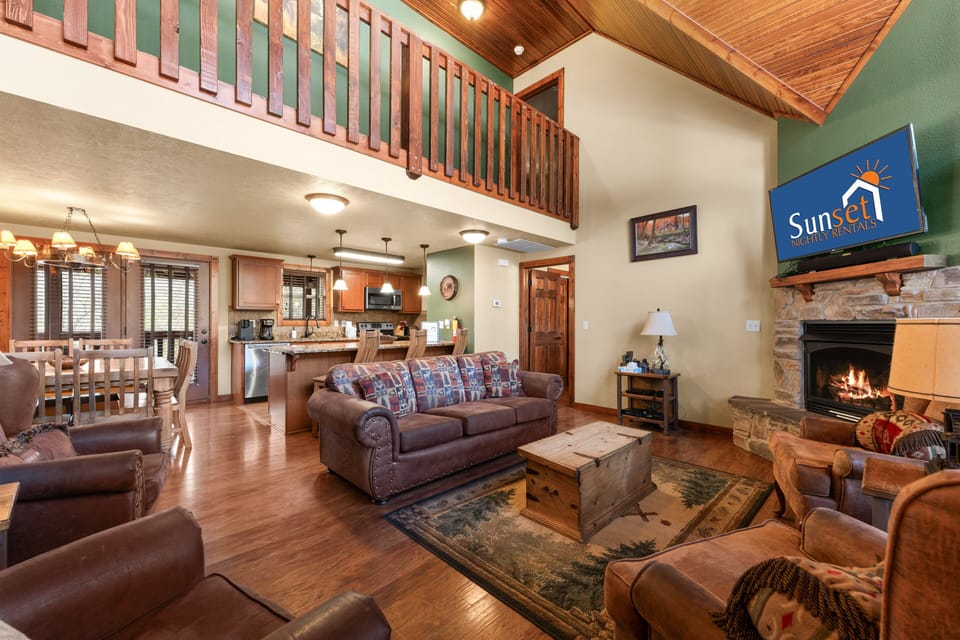 Cottage, 6 Bedrooms | Living area | Smart TV, DVD player