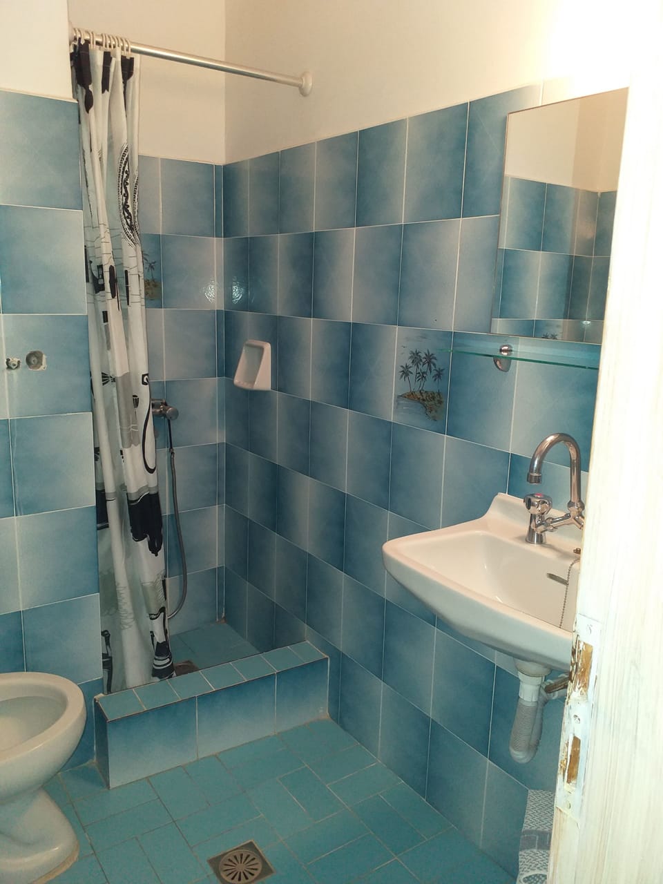 Double Room, Balcony, Partial Sea View | Bathroom | Shower, free toiletries, slippers