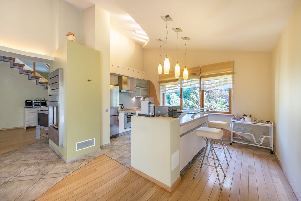 Kitchen and bar
