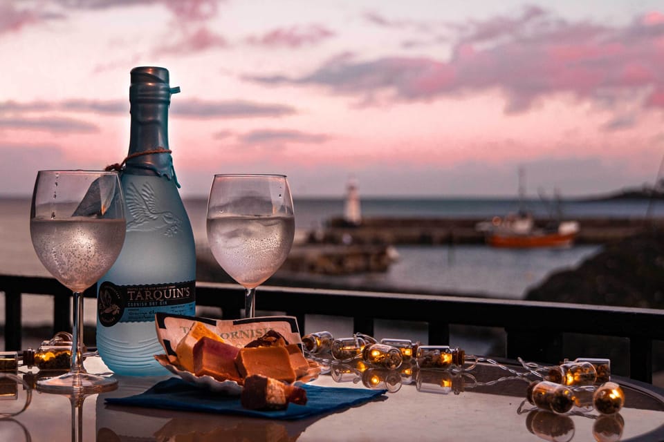 Local delicacies enjoyed on the balcony