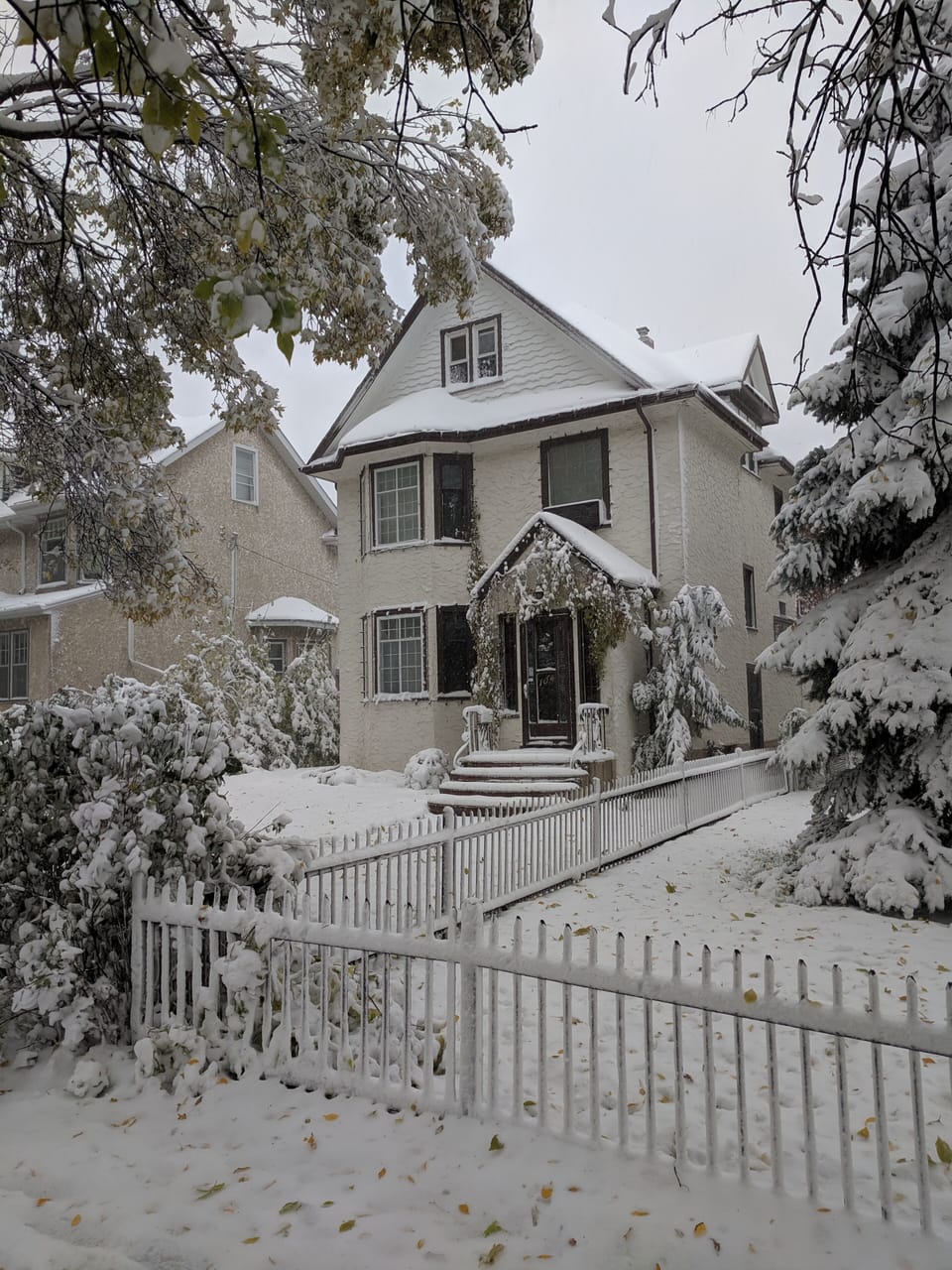 The House in Winter.