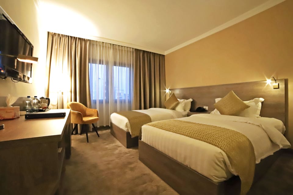 Standard Twin Room, 1 Bedroom | 1 bedroom, premium bedding, minibar, in-room safe