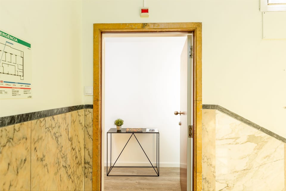 Interior entrance