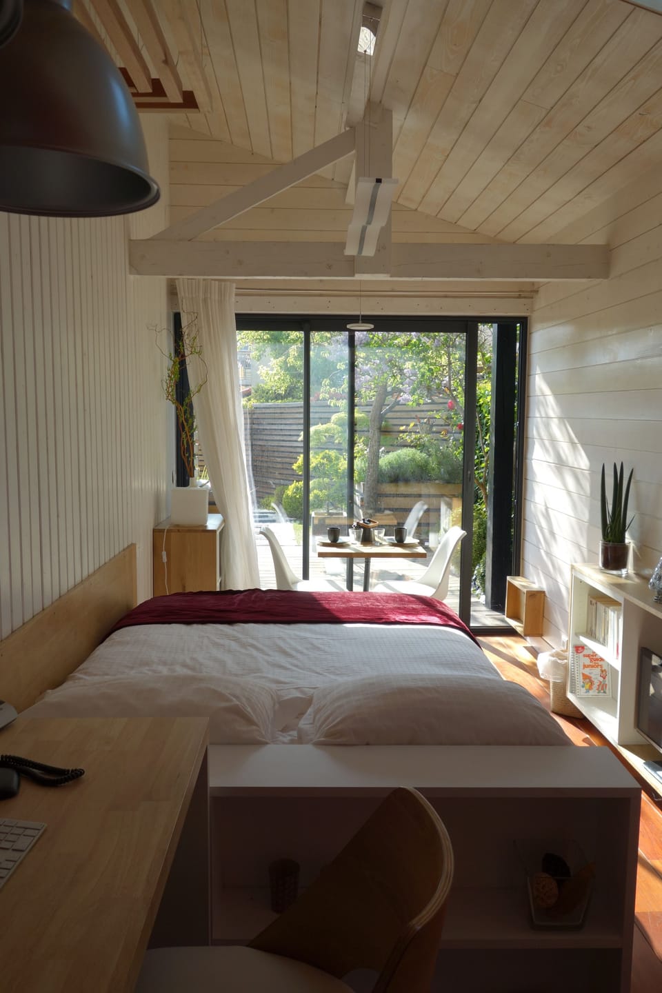 Design Studio, Sauna, Pool View | 1 bedroom, premium bedding, minibar, desk