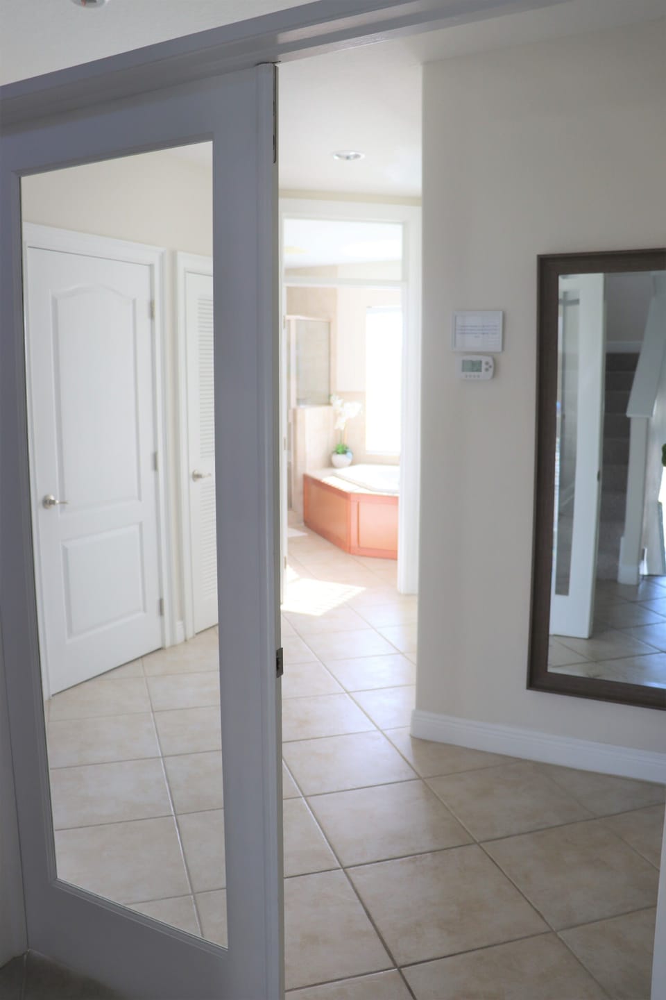 landing on fourth floor