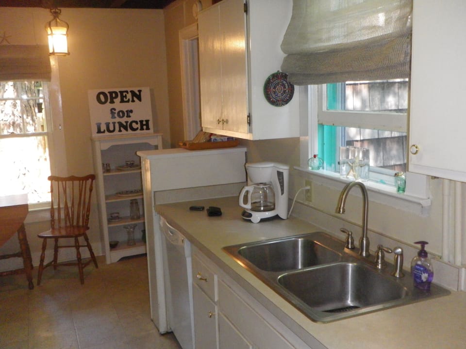 Kitchen view as seen coming in the back door