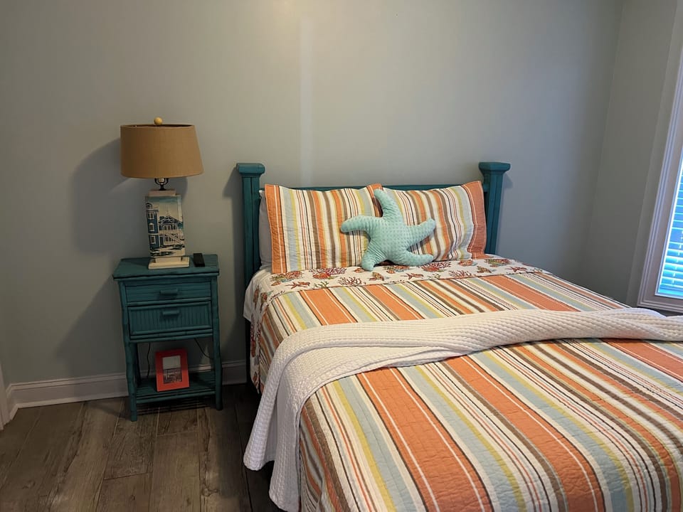 Guest Bedroom with access to guest bathroom!