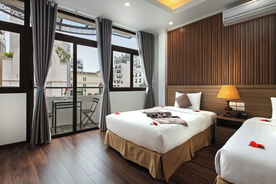 Family Quadruple Room, Balcony | Premium bedding, down comforters, Select Comfort beds, minibar