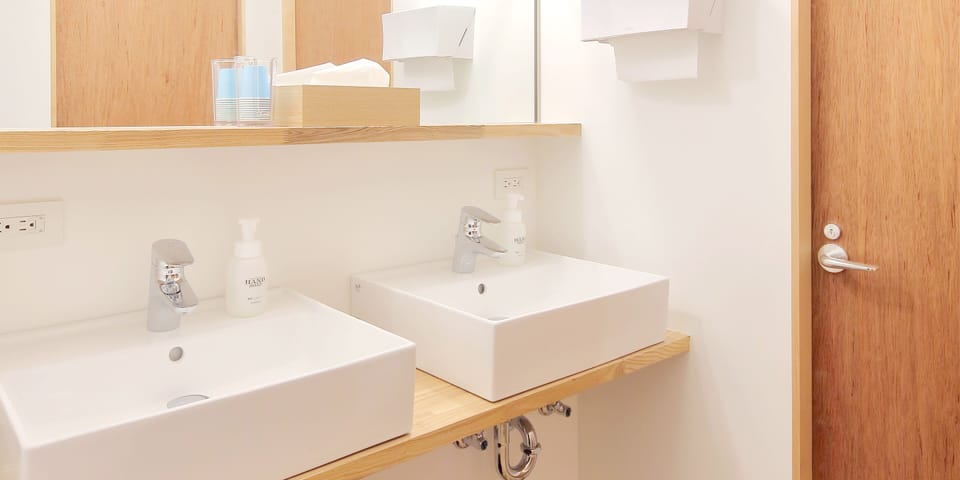 Shared bathroom