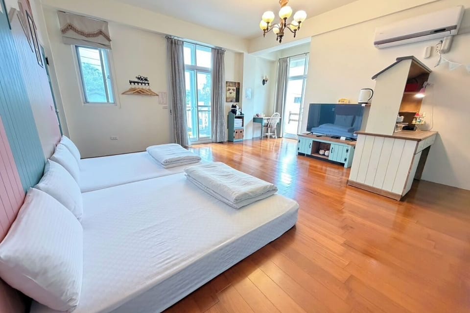 Family Quadruple Room, Balcony (A202) | Premium bedding, down comforters, soundproofing, rollaway beds