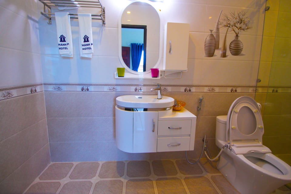 VIP 1 | Bathroom | Shower, rainfall showerhead, free toiletries, hair dryer