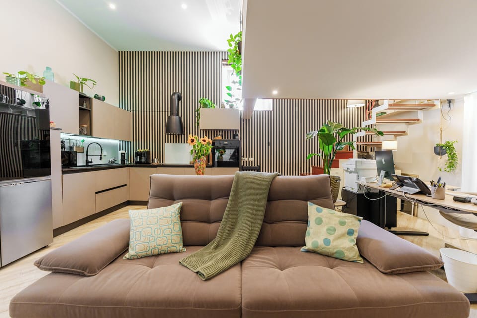 Superior Loft, 1 Bedroom | Private kitchen | Coffee/tea maker, electric kettle, cleaning supplies