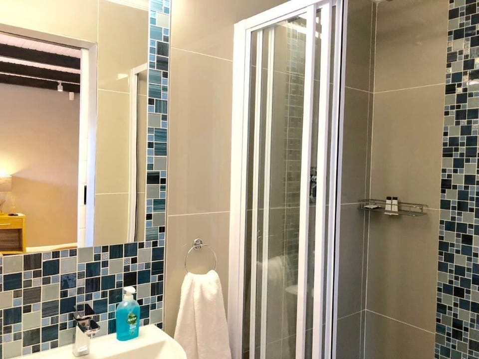 Executive Double Room (The Nguni) | Bathroom | Shower, rainfall showerhead, free toiletries, hair dryer