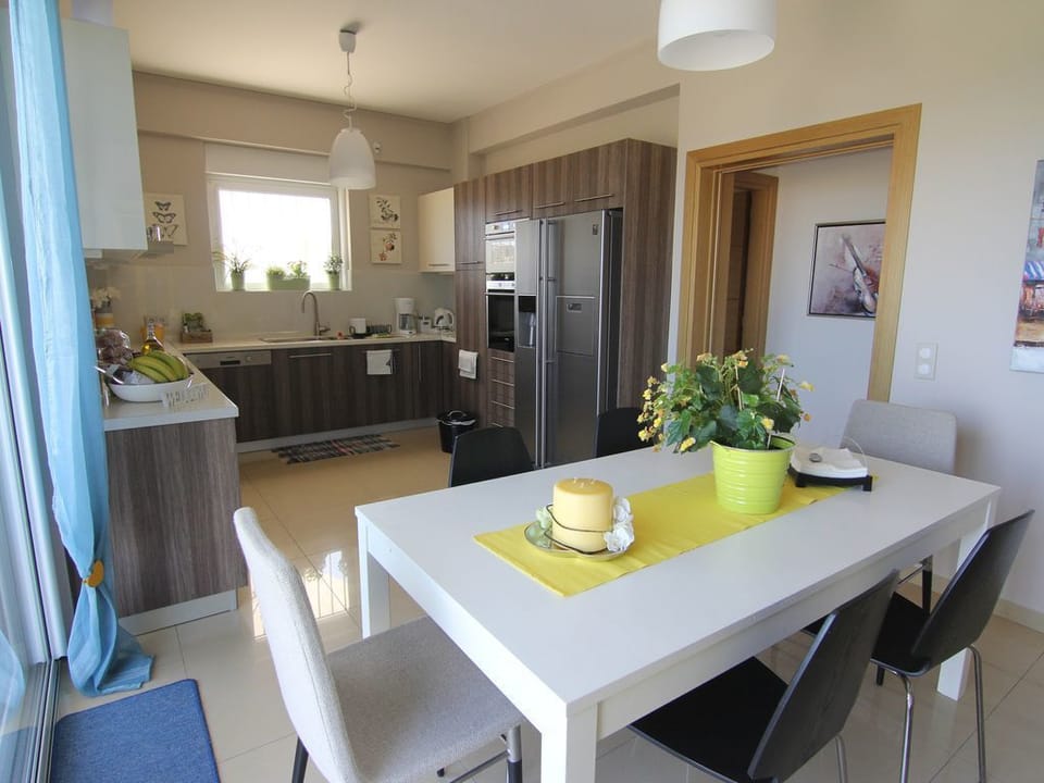 Luxury Villa, Private Pool | Private kitchen | Espresso maker, coffee/tea maker, full-size fridge, microwave