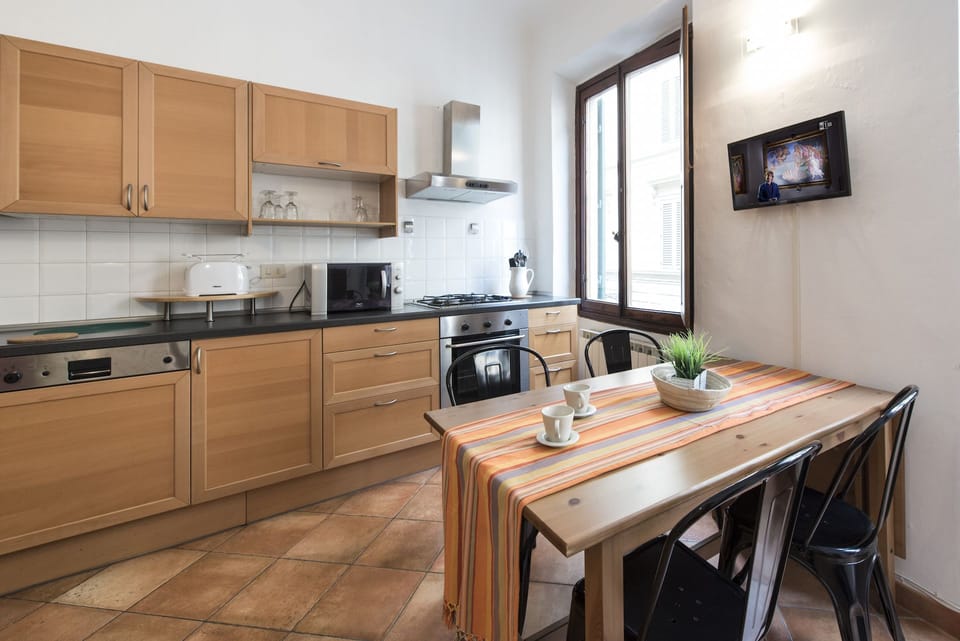 Basic Apartment, 1 Bedroom | Private kitchen | Fridge, microwave, stovetop, dishwasher