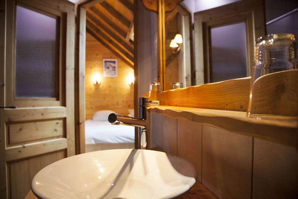 Eco-friendly toiletries, hair dryer, towels, soap