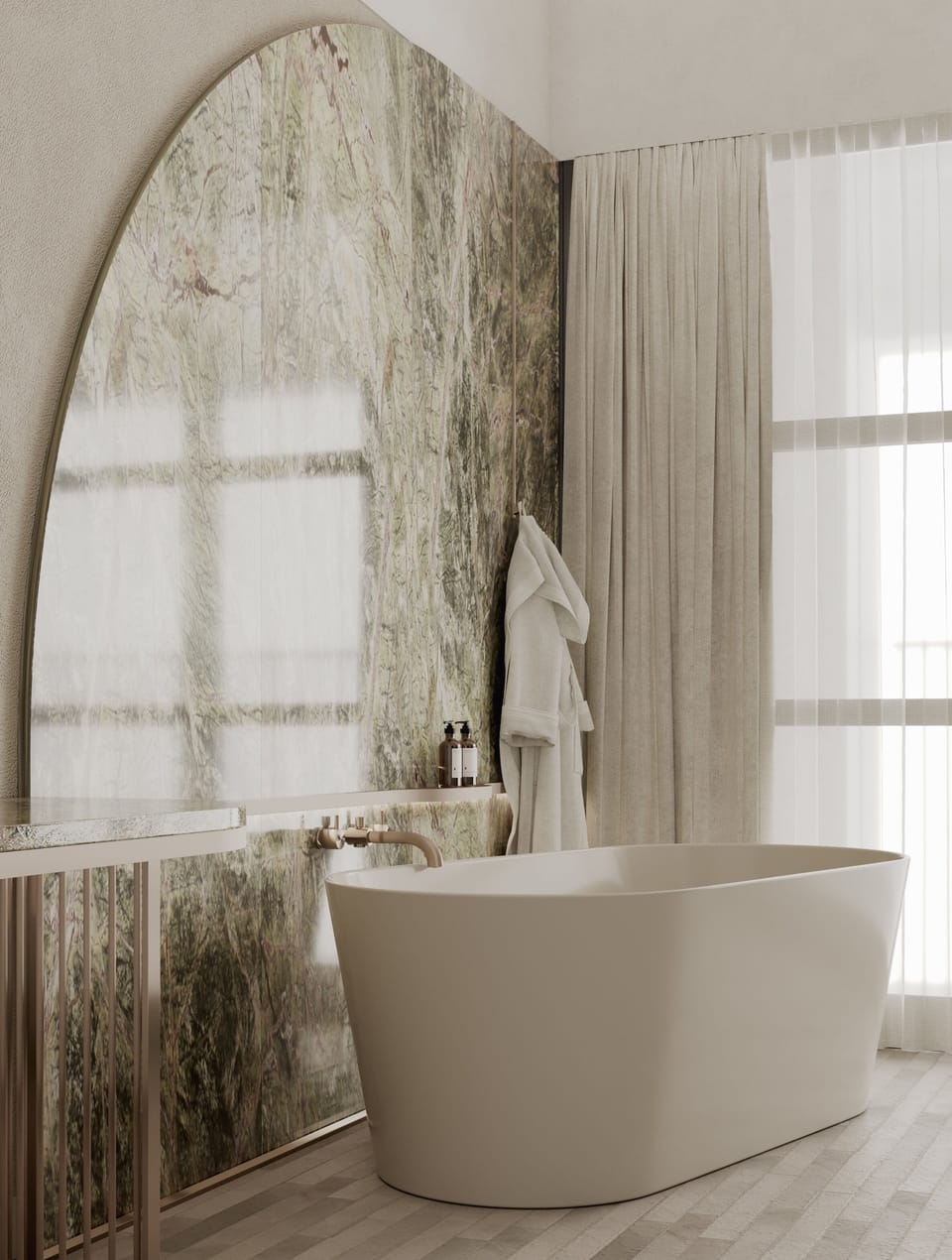 Deep soaking bathtub