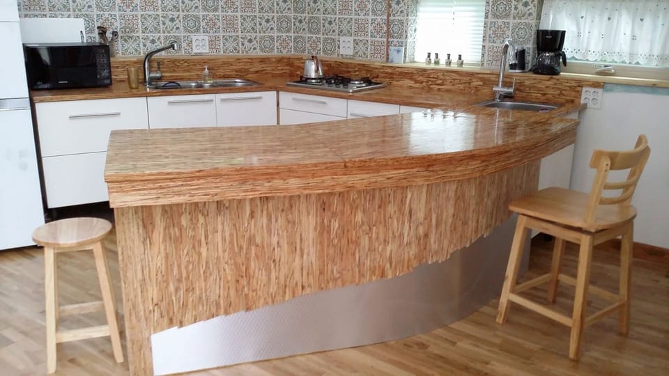 House (Seolrem 9) | Private kitchen | Full-size fridge, microwave, stovetop, coffee/tea maker