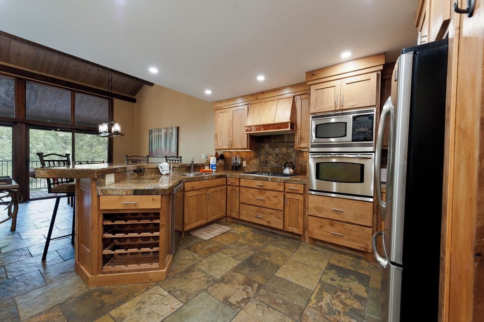 Fully stocked kitchen