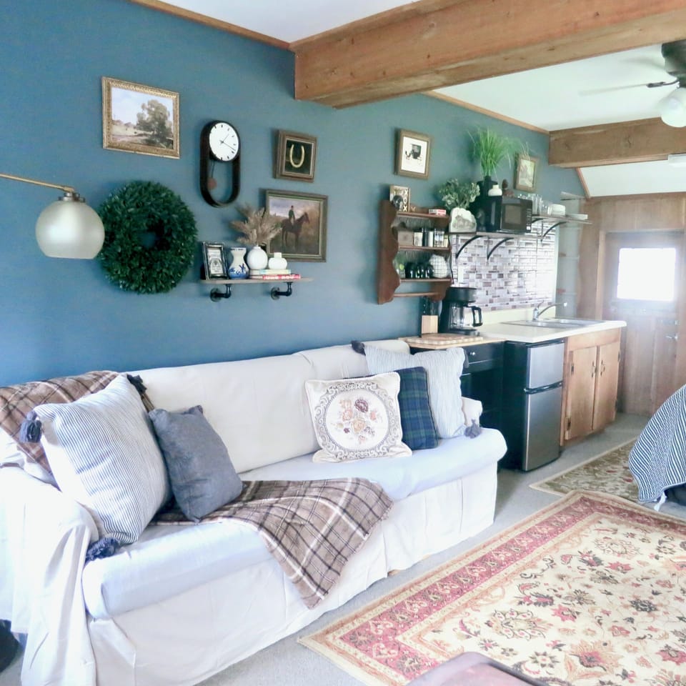 View when you step into the Carriage House
