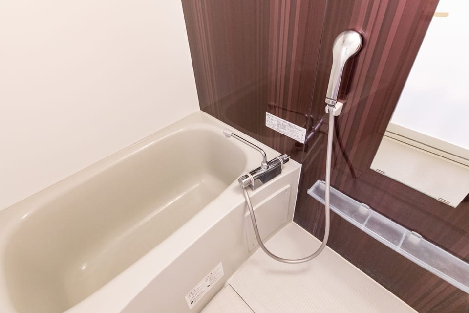 Basic Double Room | Bathroom | Separate tub and shower, deep soaking tub, free toiletries, hair dryer