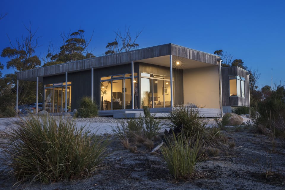 Front of property - evening/night