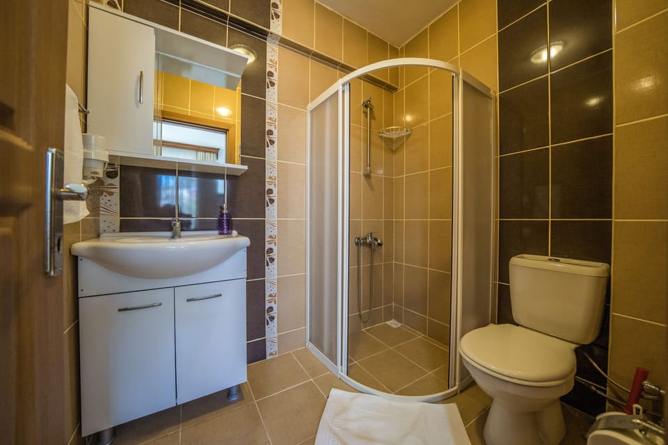 Studio | Bathroom | Shower, hair dryer