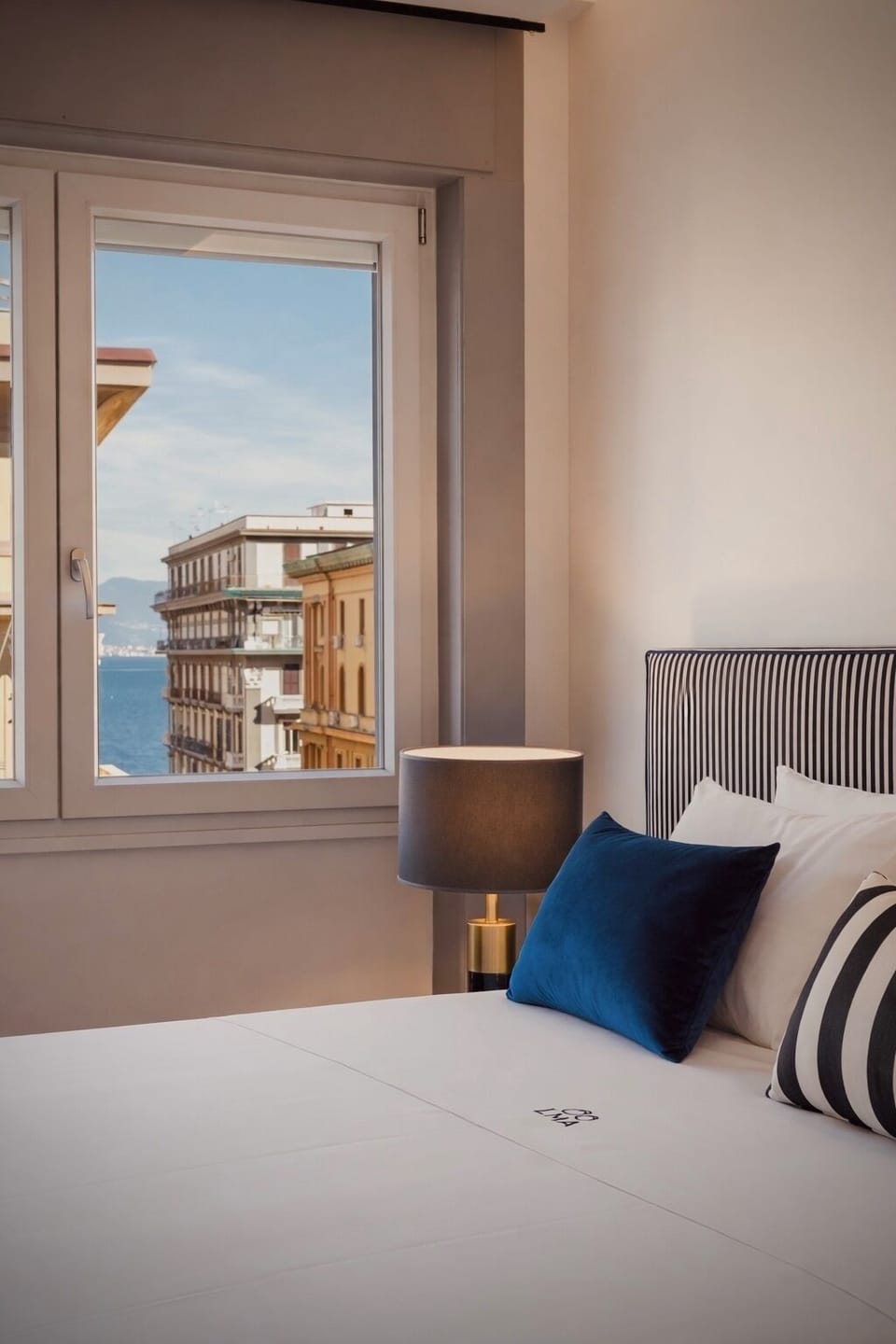 Apartment, Sea View | Egyptian cotton sheets, premium bedding, down comforters, minibar