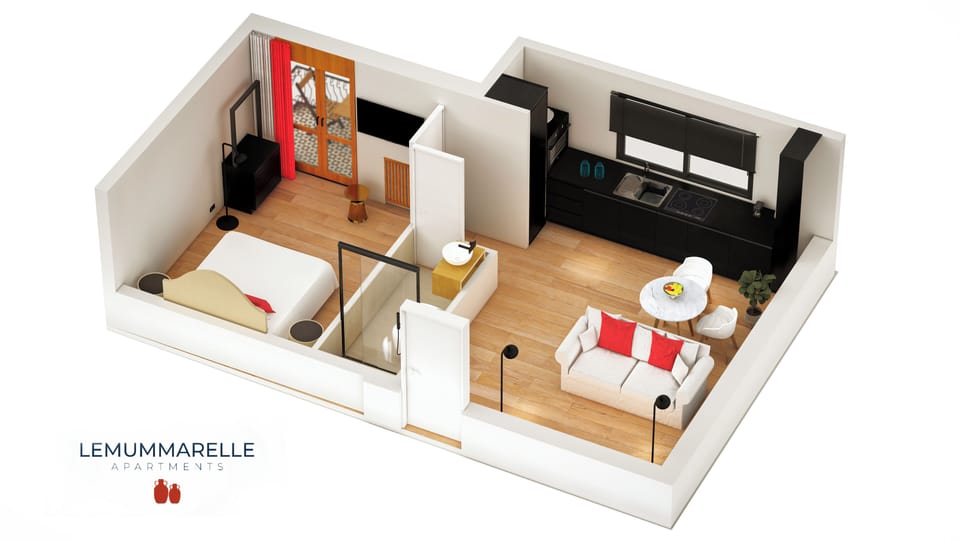 Apartment, Balcony | Floor plan