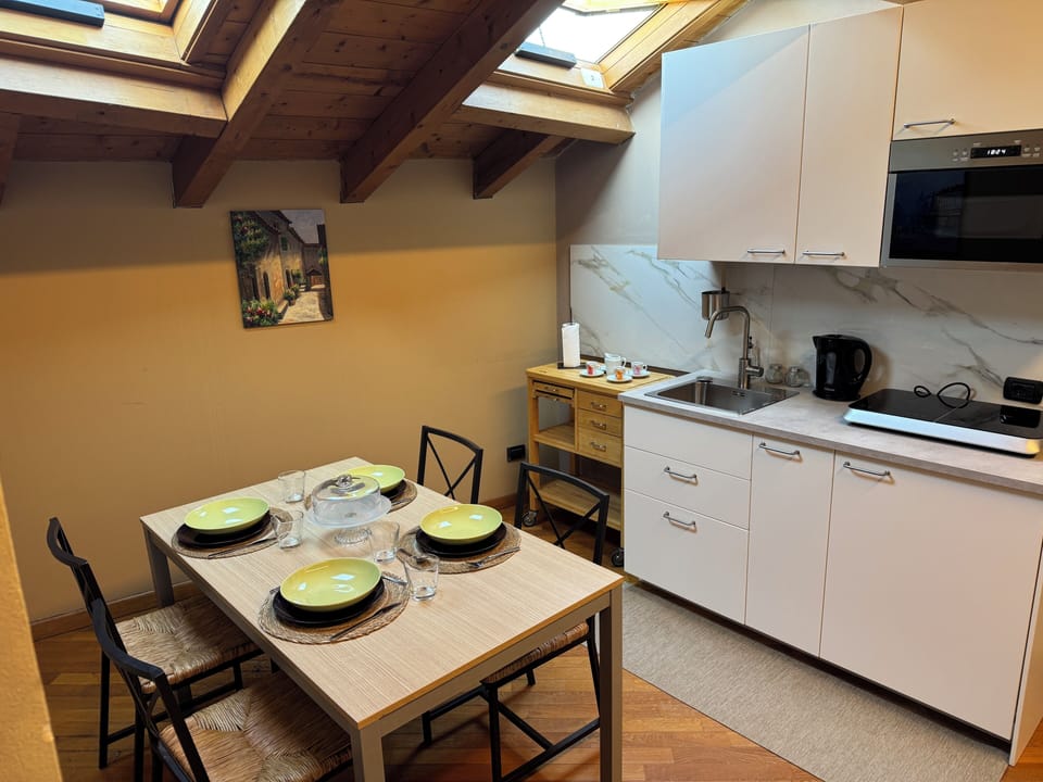 Family Apartment | Private kitchen | Mini-fridge