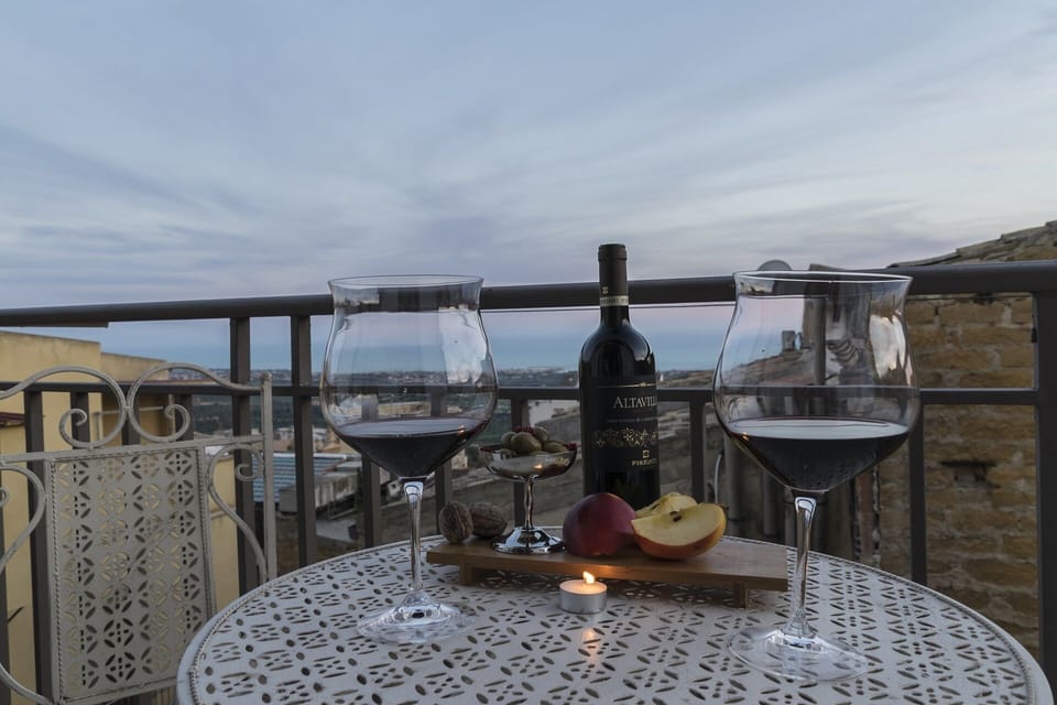Sea View and Valley of the Temples from the Balcony Casuzza di Girgenti