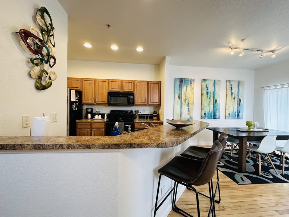 Kitchen and Dining Area