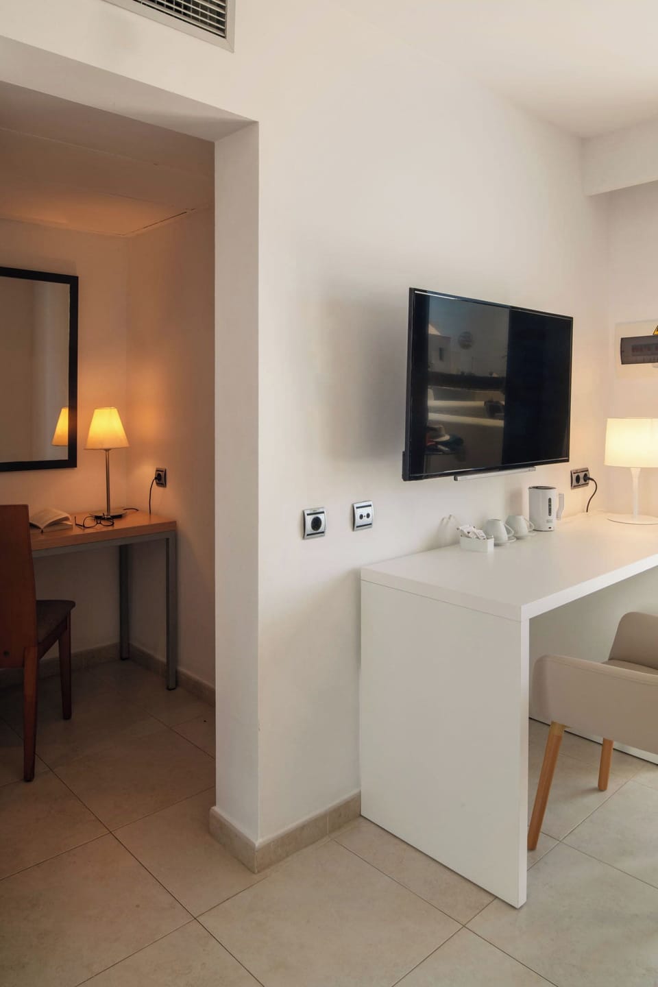 Minibar, desk, blackout drapes, soundproofing