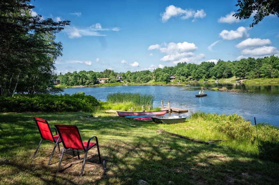 Backyard, 
Lake Deer Pond
