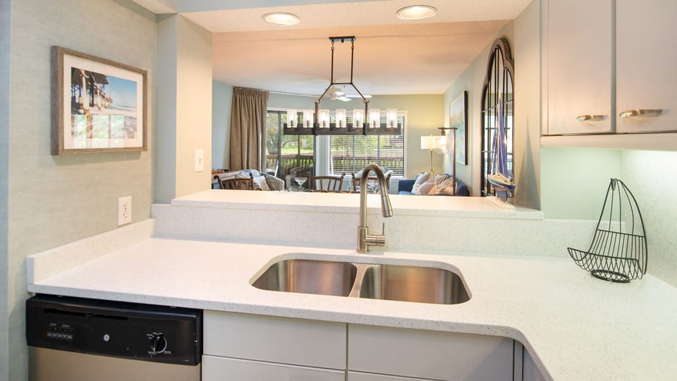 View Kitchen to Living/Dining Area