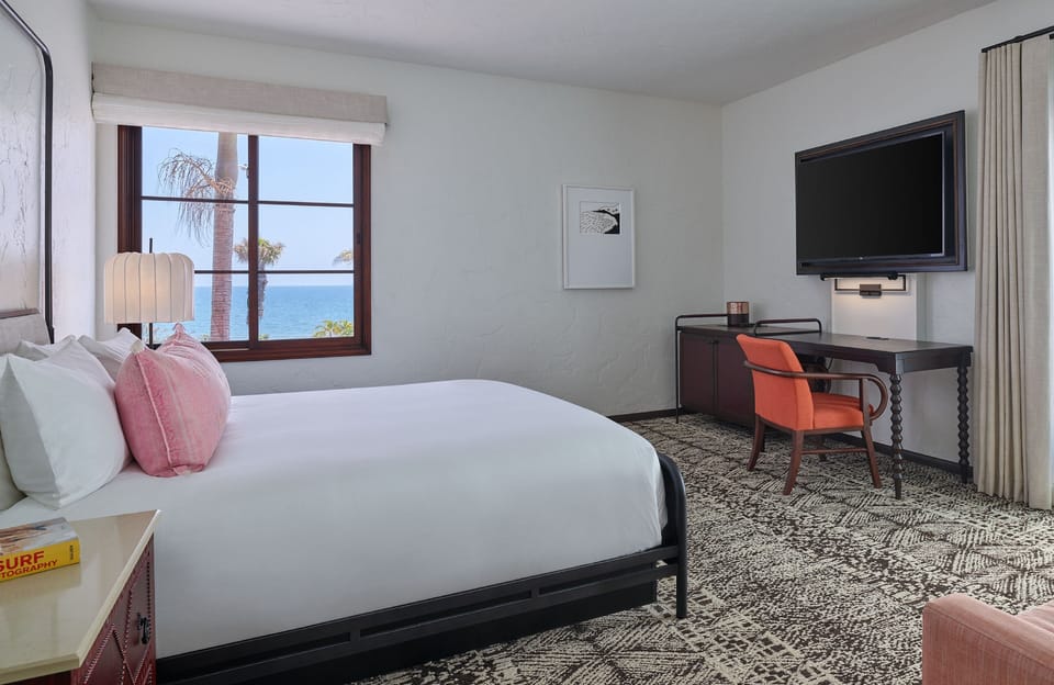 Premium bedding, down comforters, pillowtop beds, in-room safe