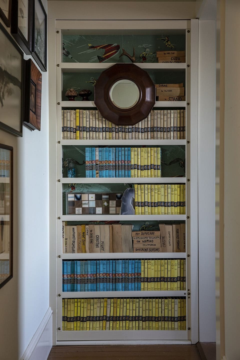 The "Secret Door Bookcase" to the upstairs half bath
THE GILLS GROUP