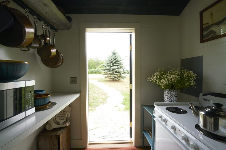 The "cooking pantry" opens directly to the outside. All appliances are brand new
