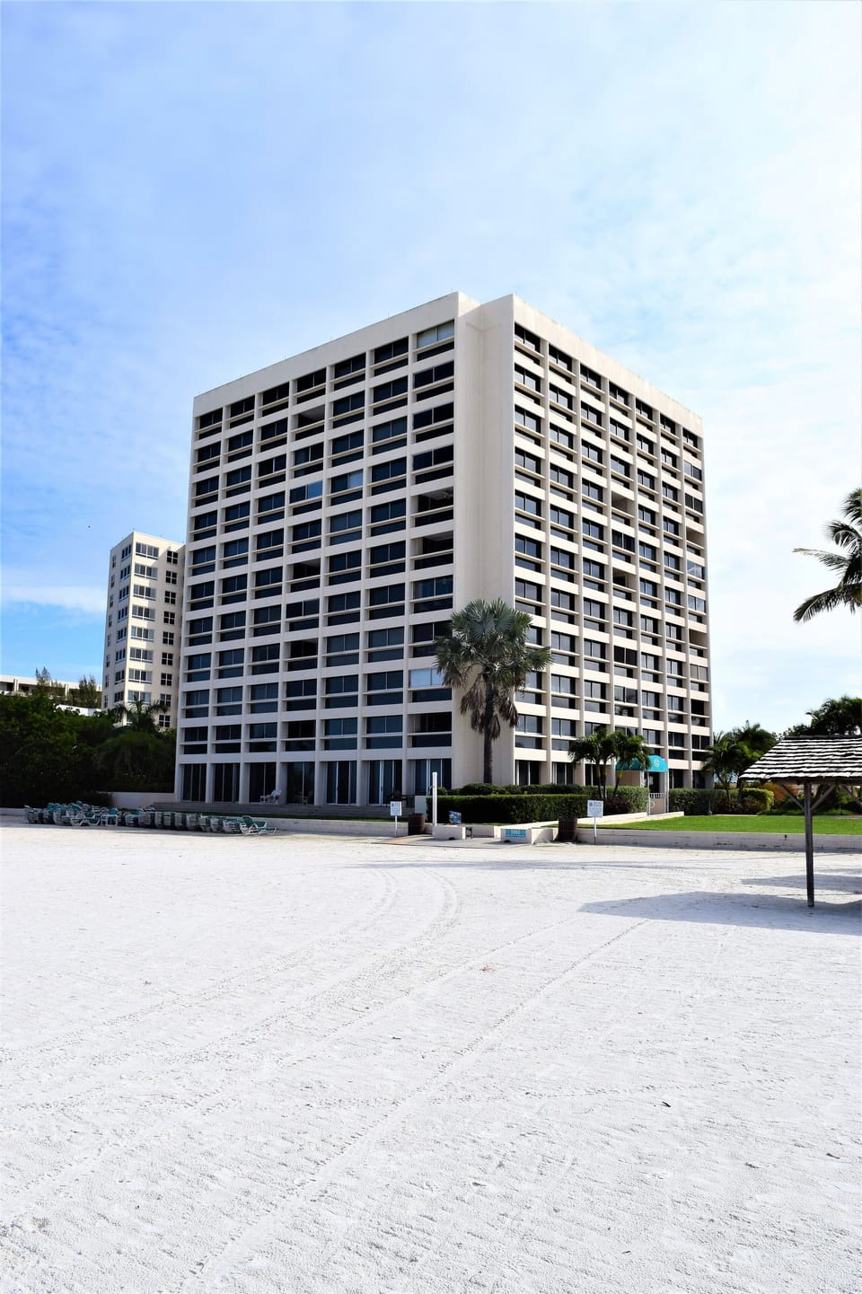 Unit is located in the Grand Tower with private direct access to the beach.