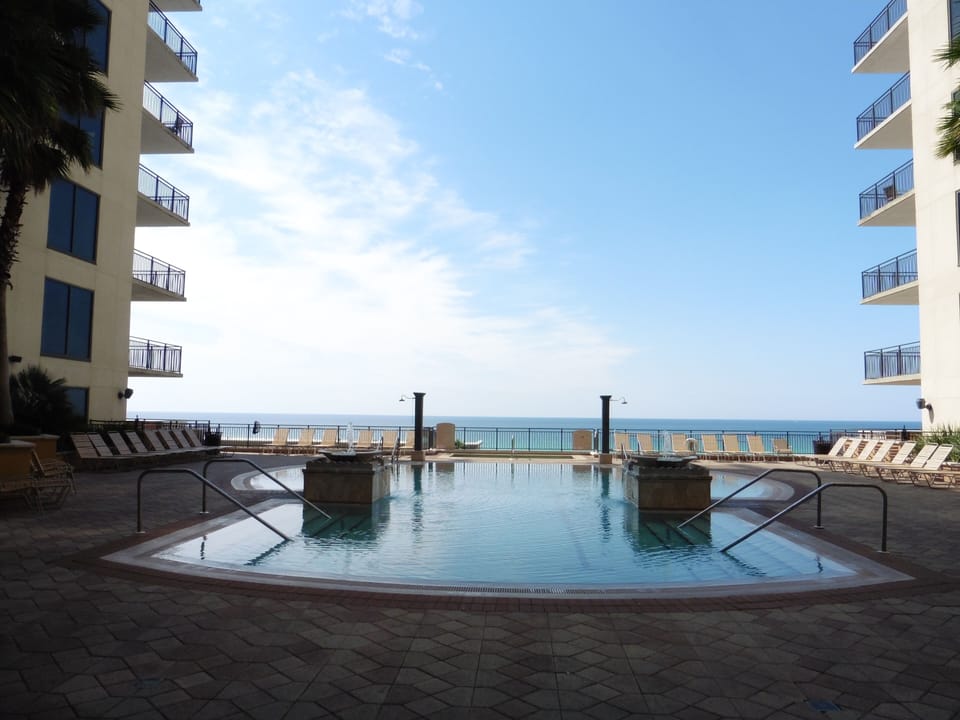 Swimming Pool with Amazing View of the Beach