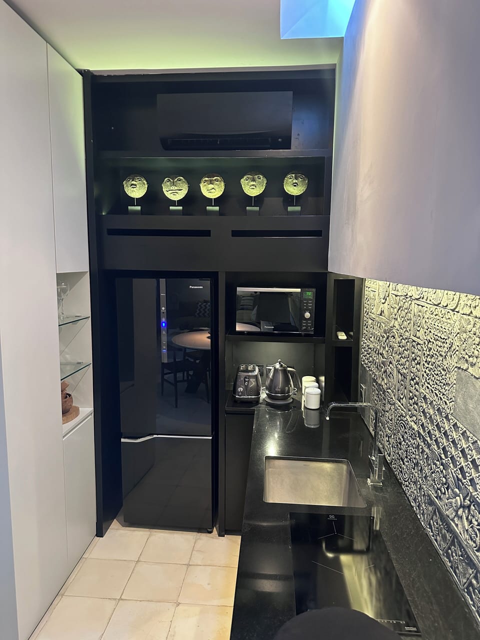 Villa, 1 Bedroom, Private Pool | Private kitchen | Full-size fridge, microwave, stovetop, coffee/tea maker