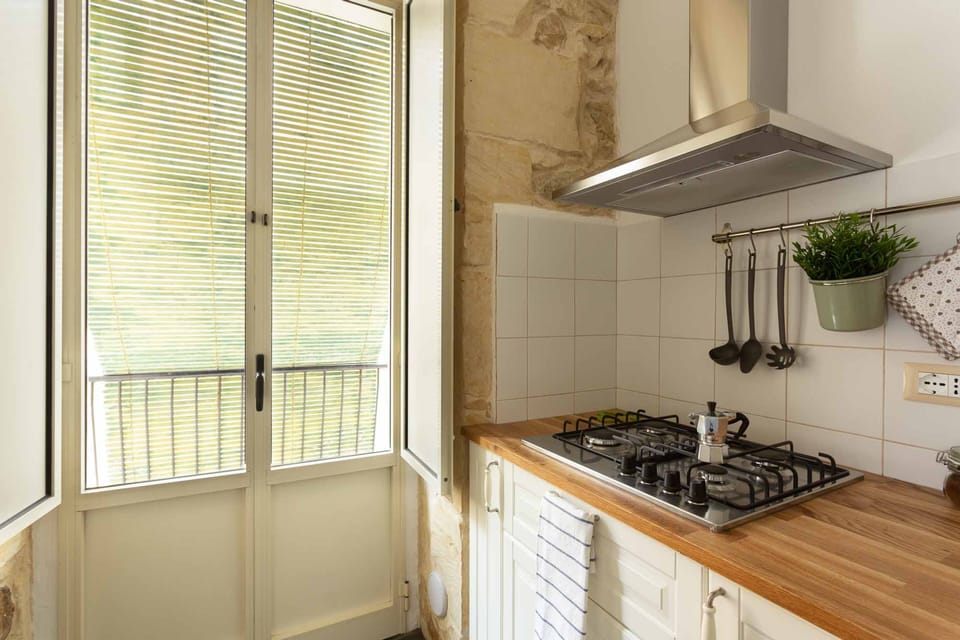 Deluxe Apartment | Private kitchen | Fridge, oven, stovetop, coffee/tea maker