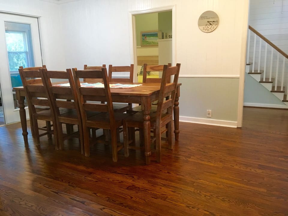 Large farm table (seating for 8).