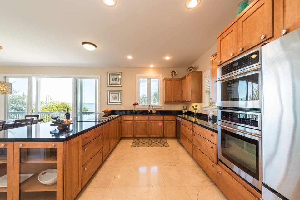 Kitchen - Open kitchen with stainless steel appliances.