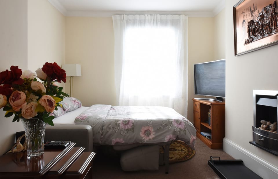 Sitting Room View with Sofa Double Bed