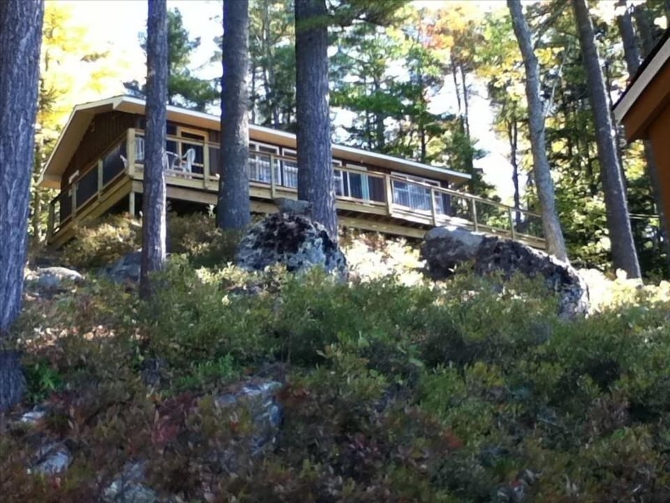 Front of camp from lakeshore.