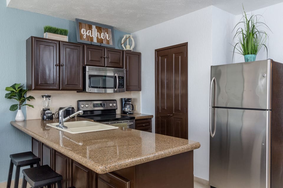 Full Service Kitchen. Just bring your groceries.